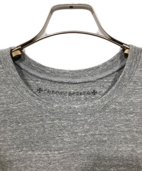 CHROME HEARTS（クロムハーツ）CHROME HEARTS (クロムハーツ) ロングスリーブカットソー グレー サイズ:Mの古着・服飾アイテム