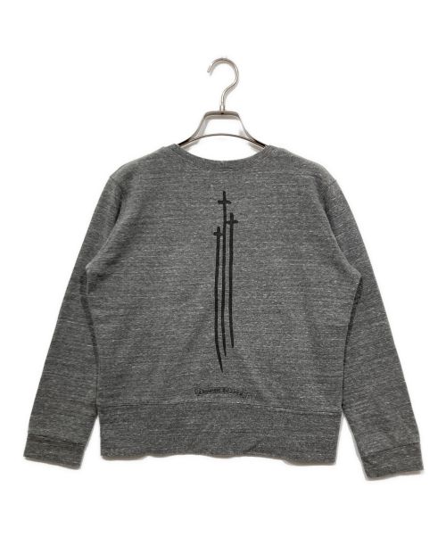CHROME HEARTS（クロムハーツ）CHROME HEARTS (クロムハーツ) ロングスリーブカットソー グレー サイズ:Mの古着・服飾アイテム