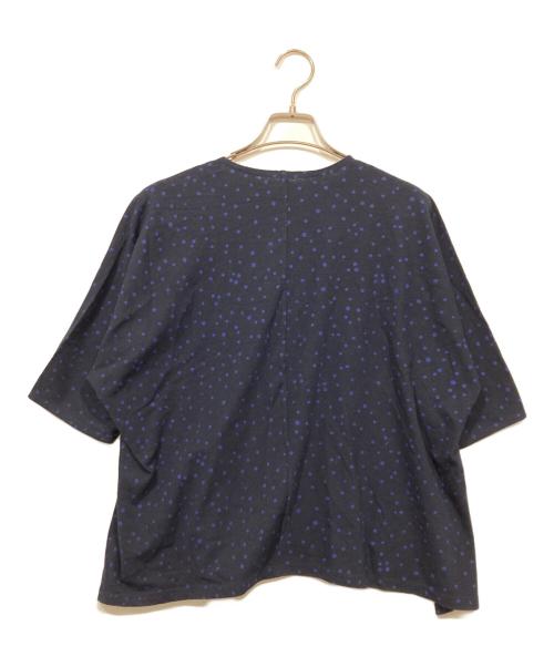 babaghuri（ババグーリ）babaghuri (ババグーリ) ドット柄カットソー ネイビー サイズ:表記なしの古着・服飾アイテム