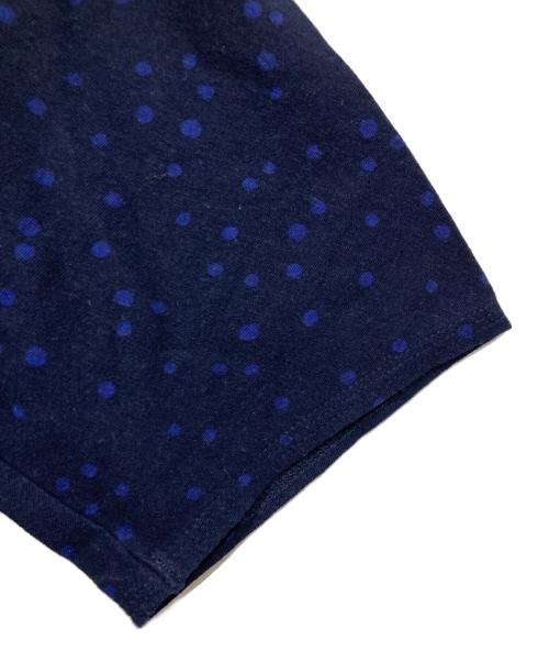 babaghuri（ババグーリ）babaghuri (ババグーリ) ドット柄カットソー ネイビー サイズ:表記なしの古着・服飾アイテム