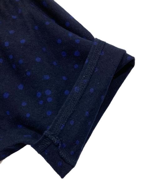 babaghuri（ババグーリ）babaghuri (ババグーリ) ドット柄カットソー ネイビー サイズ:表記なしの古着・服飾アイテム