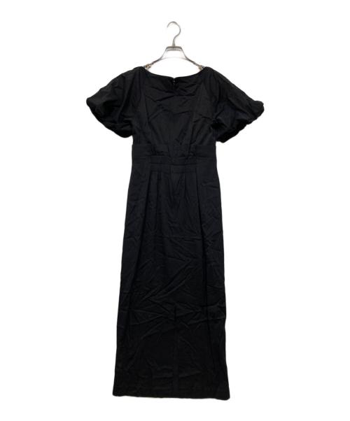 FRAY ID（フレイ アイディー）FRAY ID (フレイ アイディー) ロングタイトパフワンピース ブラック サイズ:1の古着・服飾アイテム