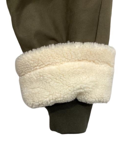 M.P Studios（エムピーストゥディオ）M.P Studios (エムピーストゥディオ) ビッグシルエット ボア ミリタリー ジャケット オリーブ サイズ:Lの古着・服飾アイテム