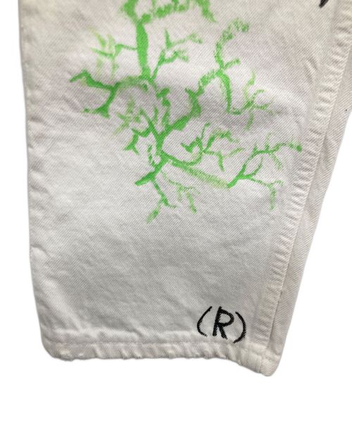 LEVI'S（リーバイス）LEVI'S (リーバイス) ペイントデニムパンツ　USA製 ホワイト サイズ:W28の古着・服飾アイテム