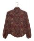 RALPH LAUREN (ラルフローレン) 総柄シルクシャツ ボルドー サイズ:７：4500円