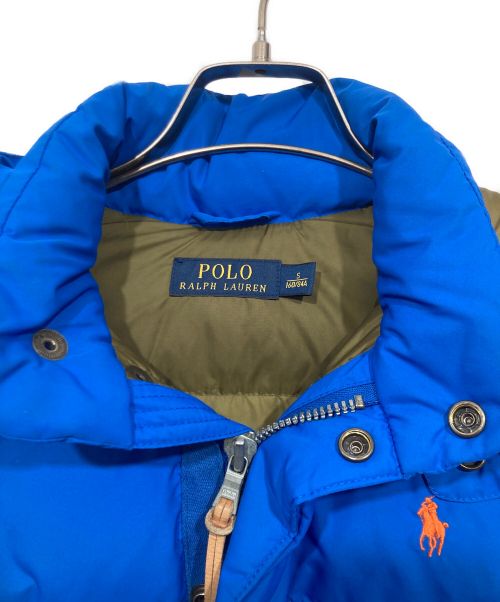 POLO RALPH LAUREN（ポロ・ラルフローレン）POLO RALPH LAUREN (ポロ・ラルフローレン) ダウンジャケット ブルー サイズ:Sの古着・服飾アイテム