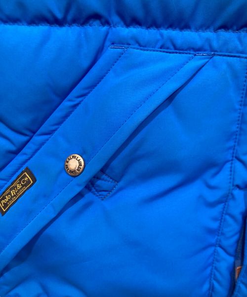 POLO RALPH LAUREN（ポロ・ラルフローレン）POLO RALPH LAUREN (ポロ・ラルフローレン) ダウンジャケット ブルー サイズ:Sの古着・服飾アイテム