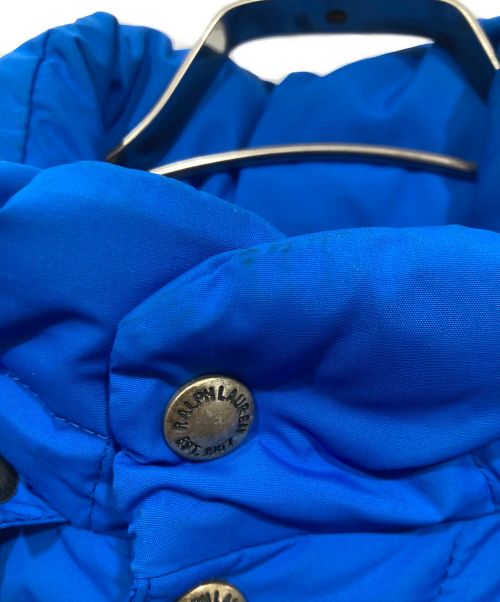 POLO RALPH LAUREN（ポロ・ラルフローレン）POLO RALPH LAUREN (ポロ・ラルフローレン) ダウンジャケット ブルー サイズ:Sの古着・服飾アイテム