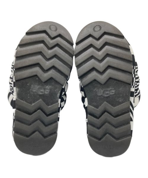 UGG（アグ）UGG (アグ) Maxi Checks Slide　マキシ チェックス スライド ブラック サイズ:24cmの古着・服飾アイテム