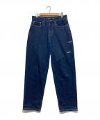 NAUTICAノーティカ）の古着「デニムパンツ　ロゴ刺繍」｜インディゴ