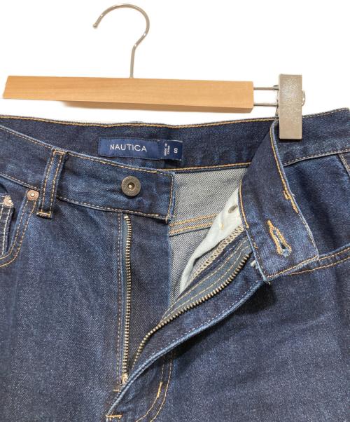 NAUTICA（ノーティカ）NAUTICA (ノーティカ) デニムパンツ　ロゴ刺繍 インディゴ サイズ:Ｓの古着・服飾アイテム
