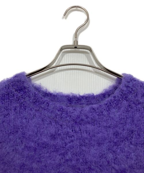 MAISON SPECIAL（メゾンスペシャル）MAISON SPECIAL (メゾンスペシャル) シャギーモヘヤ混ニット パープル サイズ:FREEの古着・服飾アイテム