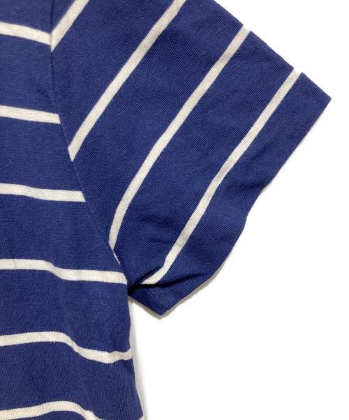 POLO RALPH LAUREN（ポロ・ラルフローレン）POLO RALPH LAUREN (ポロ・ラルフローレン) カットソーマキシワンピース ネイビー サイズ:Mの古着・服飾アイテム