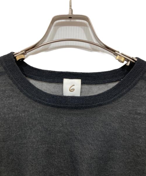 6(ROKU) BEAUTY&YOUTH（ロク ビューティーアンドユース）6(ROKU) BEAUTY&YOUTH (ロク ビューティーアンドユース) 半袖カットソー ブラック サイズ:表記なしの古着・服飾アイテム