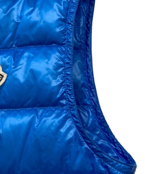 MONCLER（モンクレール）MONCLER (モンクレール) GUI ダウンベスト ブルー サイズ:1の古着・服飾アイテム