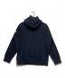 MONCLER (モンクレール) FELPA CON CAPPUCCIO HOODIE SWEAT　フェルパ コン カプチオ フロントロゴ刺繍 パーカー ネイビー サイズ:XL：33000円