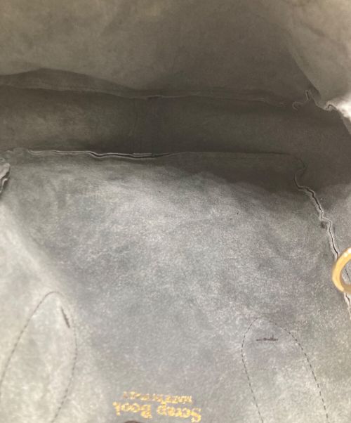 Scrap Book（スクラップブック）Scrap Book (スクラップブック) レザートートバッグ ブラックの古着・服飾アイテム