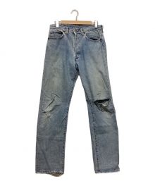 LEVI'S（リーバイス）の古着「ボタンフライデニムパンツ　　ボタン裏555 バレンシア製」｜ブルー