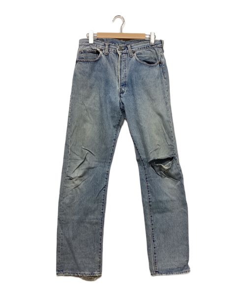 LEVI'S（リーバイス）LEVI'S (リーバイス) ボタンフライデニムパンツ　　ボタン裏555 バレンシア製 ブルー サイズ:W33の古着・服飾アイテム