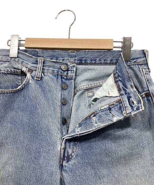 LEVI'S（リーバイス）LEVI'S (リーバイス) ボタンフライデニムパンツ　　ボタン裏555 バレンシア製 ブルー サイズ:W33の古着・服飾アイテム