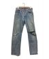 LEVI'S（リーバイス）の古着「ボタンフライデニムパンツ　　ボタン裏555 バレンシア製」｜ブルー