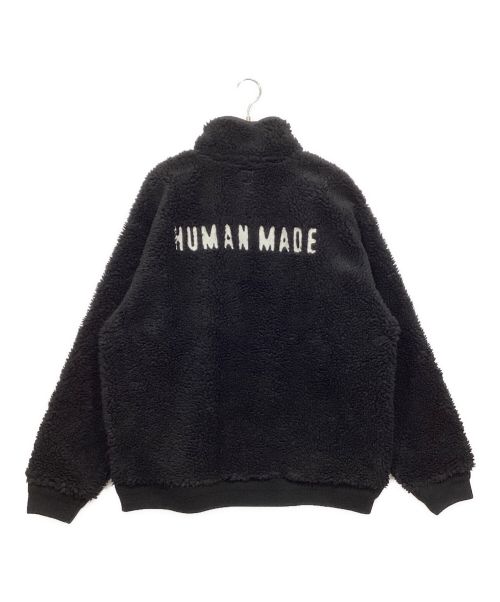 HUMAN MADE（ヒューマンメイド）HUMAN MADE (ヒューマンメイド) フリースジャケット / Boa Fleece Pullover ブラック サイズ:LLの古着・服飾アイテム