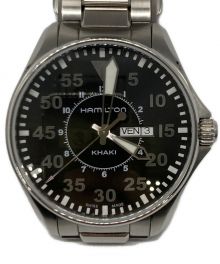 HAMILTON（ハミルトン）の古着「カーキ パイロット デイデイト」