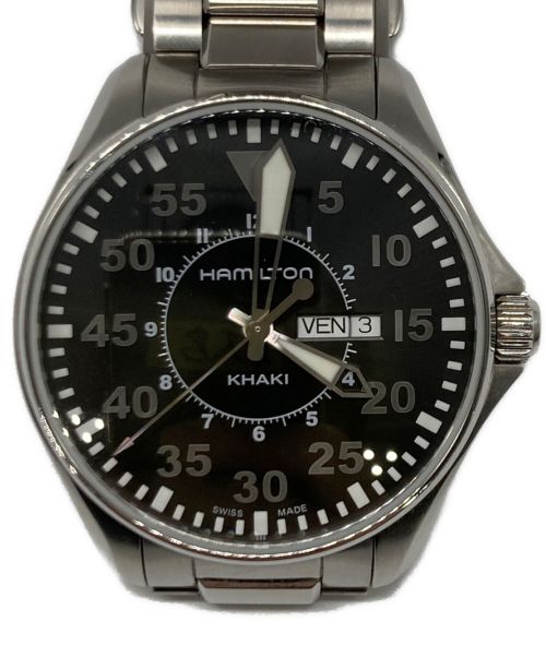HAMILTON（ハミルトン）HAMILTON (ハミルトン) カーキ パイロット デイデイトの古着・服飾アイテム