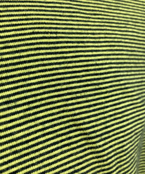 PRAGMATIC（プラグマッティック）PRAGMATIC (プラグマッティック) 細ボーダータートルネックカットソー イエロー サイズ:Sの古着・服飾アイテム