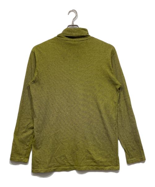 PRAGMATIC（プラグマッティック）PRAGMATIC (プラグマッティック) 細ボーダータートルネックカットソー イエロー サイズ:Sの古着・服飾アイテム