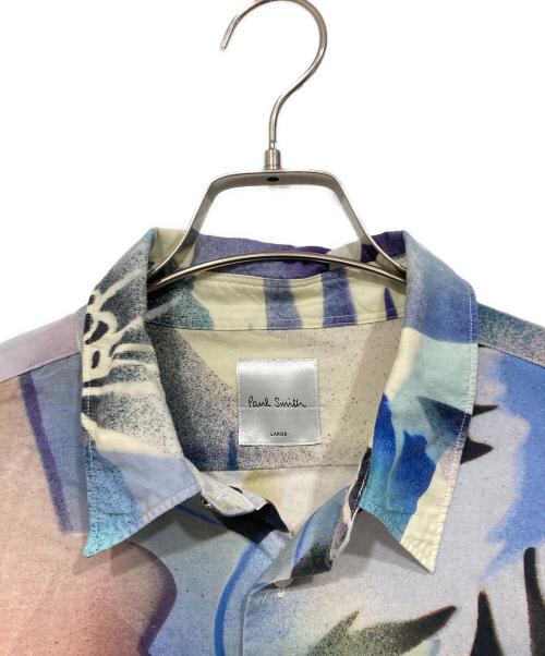 PAUL SMITH（ポールスミス）PAUL SMITH (ポールスミス) 総柄シャツ マルチカラー サイズ:Lの古着・服飾アイテム