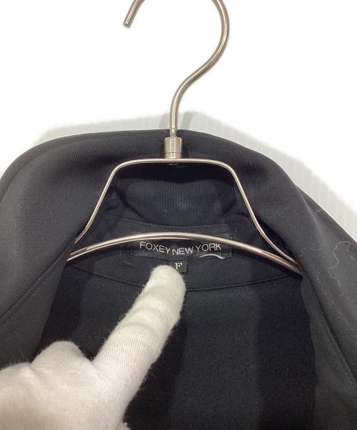 FOXEY NEWYORK（フォクシーニューヨーク）FOXEY NEWYORK (フォクシーニューヨーク) 2WAYコート ブラック サイズ:Fの古着・服飾アイテム