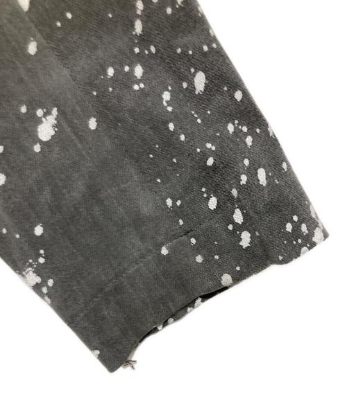 song for the mute（ソングフォーザミュート）song for the mute (ソングフォーザミュート) ペイントジャケット グレー サイズ:46の古着・服飾アイテム