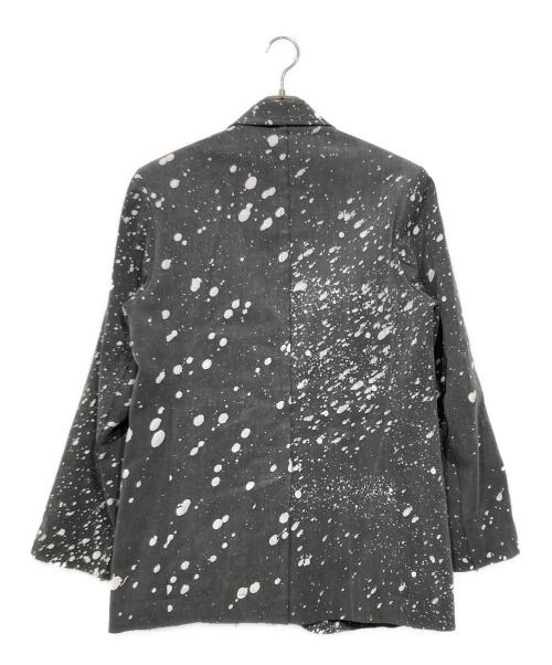 song for the mute（ソングフォーザミュート）song for the mute (ソングフォーザミュート) ペイントジャケット グレー サイズ:46の古着・服飾アイテム