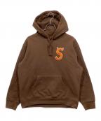 SUPREMEシュプリーム）の古着「プルオーバーパーカー / S Logo Hooded Sweatshirt」｜ブラウン