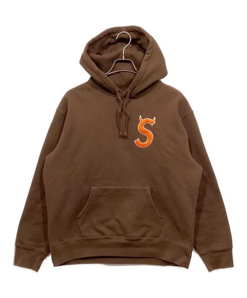 SUPREME（シュプリーム）SUPREME (シュプリーム) プルオーバーパーカー / S Logo Hooded Sweatshirt ブラウン サイズ:Mの古着・服飾アイテム