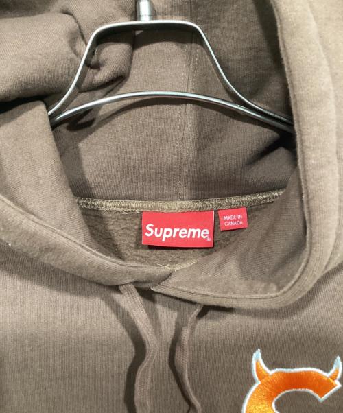 SUPREME（シュプリーム）SUPREME (シュプリーム) プルオーバーパーカー / S Logo Hooded Sweatshirt ブラウン サイズ:Mの古着・服飾アイテム