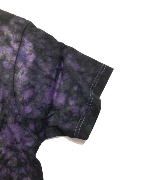 COMME des GARCONS（コムデギャルソン）COMME des GARCONS (コムデギャルソン) brett westfall (ブレットウェストフォール) ペイントデザインTシャツ ブラック×パープル サイズ:-の古着・服飾アイテム