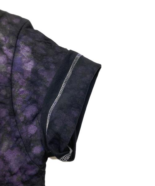 COMME des GARCONS（コムデギャルソン）COMME des GARCONS (コムデギャルソン) brett westfall (ブレットウェストフォール) ペイントデザインTシャツ ブラック×パープル サイズ:-の古着・服飾アイテム
