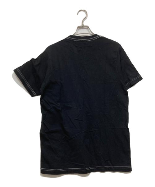 COMME des GARCONS（コムデギャルソン）COMME des GARCONS (コムデギャルソン) brett westfall (ブレットウェストフォール) ペイントデザインTシャツ ブラック×パープル サイズ:-の古着・服飾アイテム