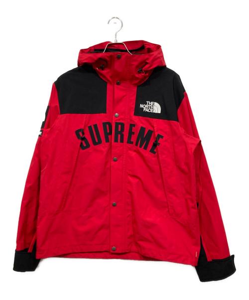 THE NORTH FACE（ザ ノース フェイス）THE NORTH FACE (ザ ノース フェイス) SUPREME (シュプリーム) ARC Logo Mountain Parka　 アーチ ロゴ マウンテンパーカ レッド サイズ:Lの古着・服飾アイテム