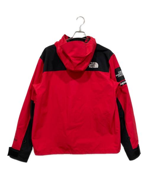 THE NORTH FACE（ザ ノース フェイス）THE NORTH FACE (ザ ノース フェイス) SUPREME (シュプリーム) ARC Logo Mountain Parka　 アーチ ロゴ マウンテンパーカ レッド サイズ:Lの古着・服飾アイテム