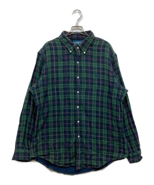 POLO RALPH LAUREN（ポロ・ラルフローレン）POLO RALPH LAUREN (ポロ・ラルフローレン) チェックシャツ グリーン サイズ:XLの古着・服飾アイテム
