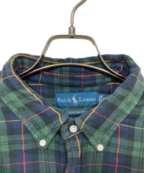 POLO RALPH LAUREN（ポロ・ラルフローレン）POLO RALPH LAUREN (ポロ・ラルフローレン) チェックシャツ グリーン サイズ:XLの古着・服飾アイテム