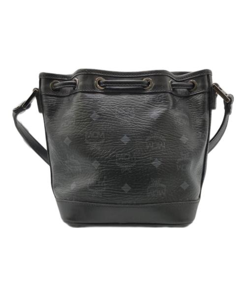 MCM（エムシーエム）MCM (エムシーエム) ビジュースタッズショルダーバッグ ブラックの古着・服飾アイテム