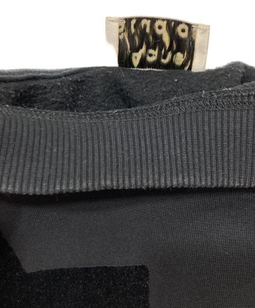 Acne studios（アクネ ストゥディオズ）Acne studios (アクネ ストゥディオス) Bird Flower PAW14　スウェット　裏起毛スウェット　クルーネック ブラック サイズ:XSの古着・服飾アイテム