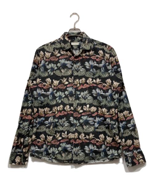 DRIES VAN NOTEN（ドリスヴァンノッテン）DRIES VAN NOTEN (ドリスヴァンノッテン) 花柄シャツ ブラック サイズ:48の古着・服飾アイテム