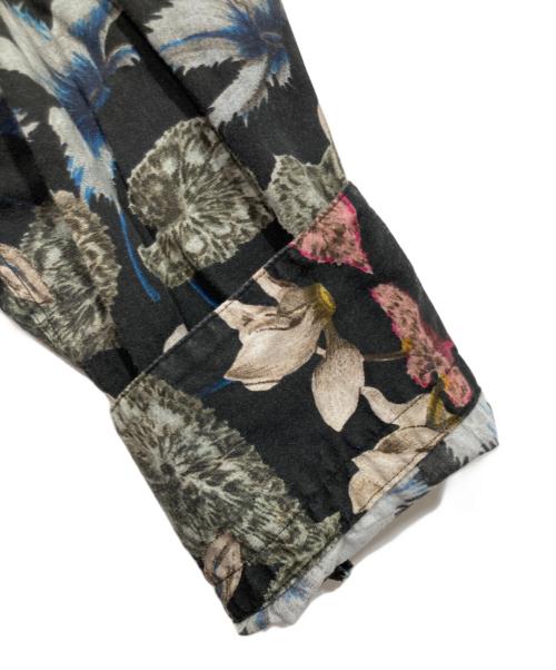 DRIES VAN NOTEN（ドリスヴァンノッテン）DRIES VAN NOTEN (ドリスヴァンノッテン) 花柄シャツ ブラック サイズ:48の古着・服飾アイテム