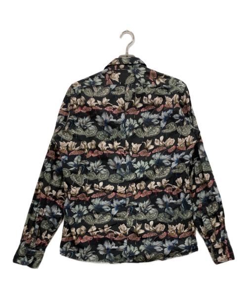 DRIES VAN NOTEN（ドリスヴァンノッテン）DRIES VAN NOTEN (ドリスヴァンノッテン) 花柄シャツ ブラック サイズ:48の古着・服飾アイテム