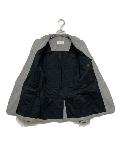 Sise（シセ）Sise (シセ) ワッペン付テーラードジャケット グレー サイズ:表記なしの古着・服飾アイテム